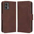 Pikkukuva 1 / 2: Moderni Nahkalaukku For Motorola Edge 30 Neo - Ruskea Brown