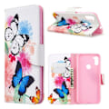 Pikkukuva 1 / 2: Wonderland Samsung Galaxy A11 / M11 etui - Perhoset ja Kukat Multicolor