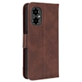 Miniatyrbillede 2 af 2: Stilfuldt Læder Etui med Pung til Xiaomi Poco M4 5G - Brun Brown