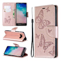 Miniatyrbillede 1 af 2: Butterfly Samsung Galaxy S10 Plus etui - Guld Gold