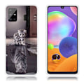 Miniatyrbillede 1 af 2: Deco Samsung Galaxy A31 Cover - Kat og Reflektion Multicolor