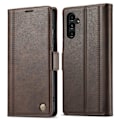 Miniatyrbillede 1 af 2: LC.IMEEKE Samsung Galaxy A14 Flip Etui - Brun Brown