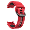 Pikkukuva 1 / 2: Samsung Galaxy Watch 5 (44mm) / (40mm) / 4 (44mm) / (40mm) kaksivärinen silikonikellon hihna - Punainen / Musta Red