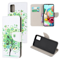 Miniatyrbillede 1 af 2: Wonderland Samsung Galaxy A71 etui – Grønt Blomster Træ Multicolor