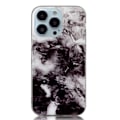 Miniatyrbillede 1 af 2: Marble design iPhone 14 Pro cover - Sort Hvid Blanding Black