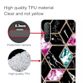 Pikkukuva 2 / 2: Marble OnePlus Nord CE 5G Suojakotelo - Tile Of Black / Syaani / Rose Multicolor