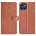 Miniatyrbillede 1 af 2: Klassisk Samsung Galaxy A03 flip etui - Brun Brown