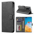 Miniatyrbillede 1 af 2: LC.IMEEKE Huawei P40 Pro Flip Etui - Sort Black