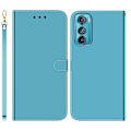 Miniatyrbillede 1 af 2: Mirror etui til Motorola Edge 30 - Blå Blue