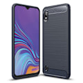 Miniatyrbild 1 av 2: Carbon Flex Samsung Galaxy A10 skal - Blå Blå