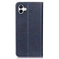 Miniatyrbillede 2 af 6: Flip Etui med Pung i Ægte Læder til Samsung Galaxy A04e - Blå Blue