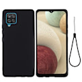 Miniatyrbillede 1 af 2: Matte Liquid Samsung Galaxy M32 silikone cover - Sort Black