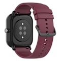 Pikkukuva 1 / 2: 20mm Amazfit GTS 3 silikonikellon hihna - Viininpunainen Red