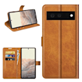 Pikkukuva 1 / 2: Lompakko Nahkakotelo For Google Pixel 6 - Ruskea Brown