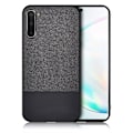Miniatyrbillede 1 af 2: Berlin Samsung Galaxy Note 10 cover - PU læder + klud / Sort Black