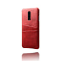 Miniatyrbillede 2 af 2: OnePlus 7 Pro dobbelt kortholder læder etui - Rød Red