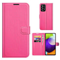 Miniatyrbillede 1 af 2: Klassisk Samsung Galaxy A52s 5G / Samsung Galaxy A52 / Samsung Galaxy A52 5G flip etui - Rose Pink