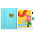 Pikkukuva 2 / 2: iPad 10.2 (2021) / (2020) / Air (2019) kaunis kuvio nahkainen flip case - Auringonlaskun Hehku Multicolor
