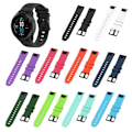 Miniatyrbild 2 av 2: Garmin Fenix 5 / 5 Plus / Forerunner 935 / Approach S60 klockarmband i silikon - Svart Svart