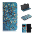 Miniatyrbillede 1 af 2: iPhone Xr flip case i mønstret læder - Træ Med Blomster Multicolor