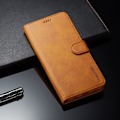 Miniatyrbillede 2 af 2: LC.IMEEKE Huawei Mate 20 Lite mobiletui i kunstlæder med kortholder - Brun Brown