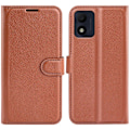 Miniatyrbillede 1 af 2: Klassisk Alcatel 1B (2022) flip etui - Brun Brown