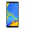 Pikkukuva 1 / 2: Samsung Galaxy A7 (2018) karkaistu lasi suojaava näyttö kalvo - Transparentti Transparent