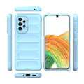 Miniatyrbild 2 av 2: Mjukt greppformat Samsung Galaxy A73 skal - Blå Blå