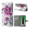 Miniatyrbillede 1 af 2: Huawei Mate 10 Lite Læder etui med magnet lås - Kapok blomst Multicolor