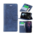 Miniatyrbillede 1 af 2: Huawei P30 Pro mat læder flip etui - Blå Blue