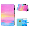 Miniatyrbillede 1 af 2: Lenovo Tab M10 FHD Plus flipomslag i læder med cool mønster - Solnedgangens Glød Multicolor