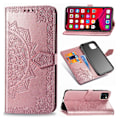 Miniatyrbild 2 av 2: Mandala läder iPhone 11 Pro Max fodral - Rosa Rosa