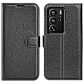Miniatyrbillede 1 af 2: Klassisk ZTE Axon 40 Ultra Flip Etui - Sort Black
