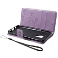 Pikkukuva 2 / 2: Samsung Galaxy S9 perhoskukka suojakotelo - Vaaleanvioletti Purple