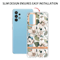 Pikkukuva 2 / 2: Erittäin ohut ja kestävä pehmeäkantinen Samsung Galaxy A32 - Vihreä Gardenia Green