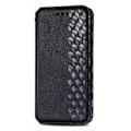 Miniatyrbild 2 av 2: Läderfodral med A Snygg Rhombus Avtryck till Nokia G60 - Svart Svart