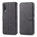 Miniatyrbillede 1 af 2: AZNS Samsung Galaxy A50 lædercover - sort Black