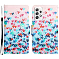 Pikkukuva 1 / 2: Wonderland Samsung Galaxy A52s 5G / A52 5g / A52 Läppäkotelo - Love Heart Multicolor