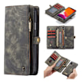 Pikkukuva 1 / 2: CaseMe iPhone 11 Zipper Wallet kotelot - Musta Black
