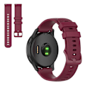 Miniatyrbild 1 av 2: Garmin Venu 2 / Vivoactive 4 simple solid color watch band - Wine Red Röd