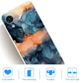 Miniatyrbild 2 av 2: Marmormotiv Samsung Galaxy A03 Core skal - Orange Mellan De Blå multifärg