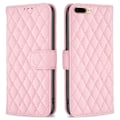 Miniatyrbild 1 av 2: Matt iPhone 7 Plus fodral med rombmönster - Rosa Rosa