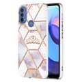 Miniatyrbilde 1 av 2: Marble Motorola Moto E30 / E20 / E40 Etui - Krone Multicolor
