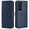 Pikkukuva 1 / 2: Lompakko Nahkakotelo For Xiaomi Poco F4 / Redmi K40s - Sininen Blue