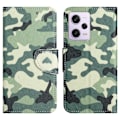 Miniatyrbild 1 av 2: Wonderland Xiaomi Poco X5 / Redmi Note 12 Flip Fodral - Camouflage Grön