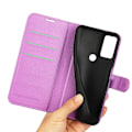 Miniatyrbillede 4 af 6: Klassisk Motorola Moto G Play (2023) Flip Etui - Lilla Purple
