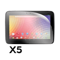 Pikkukuva 2 / 2: Google Nexus 10 Näytön suojakalvo (5 kpl) Transparent
