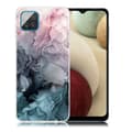 Miniatyrbillede 1 af 2: marmor Samsung Galaxy A12 5G etui - roseand Greyish blå Clouds Multicolor