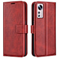 Pikkukuva 1 / 2: Xiaomi 12 Lite nahkainen lompakokkotelo - Punainen Red