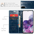 Pikkukuva 2 / 2: CaseMe Samsung Galaxy S20 Smooth Suojakotelo - Sininen Blue